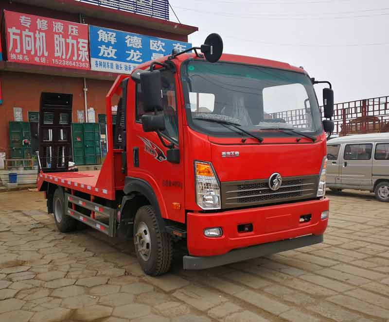 国六重汽王牌平板运输车