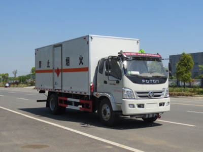 江特牌JDF5160XRYB5型易燃液体厢式运输车