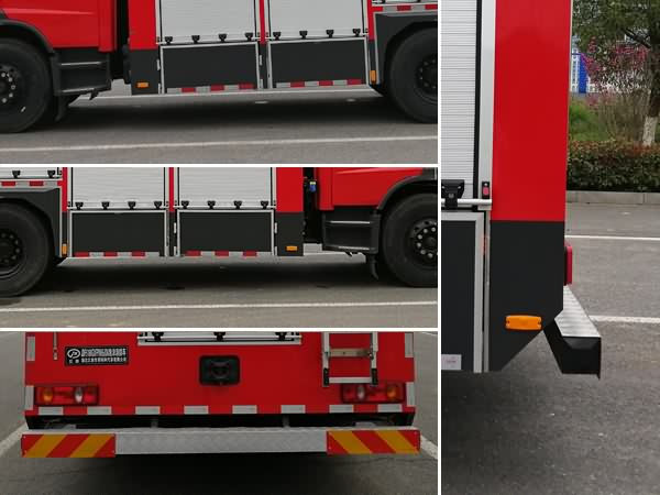 江特牌JDF5160GXFPM70/D6型泡沫消防车