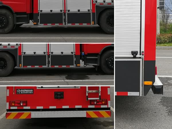 江特牌JDF5160GXFPM60/E6型泡沫消防车