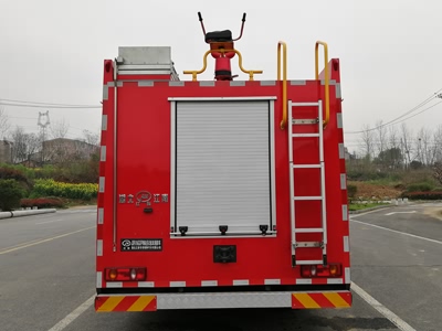 江特牌JDF5160GXFPM60/E6型泡沫消防车